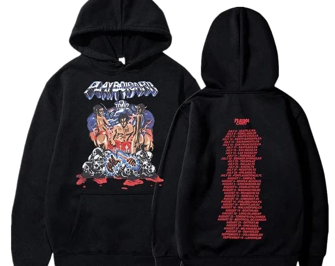 Playboi Carti Vintage Hip-Hop Streetwear Hoodie, Vintage