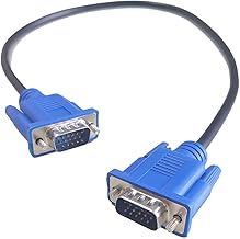 VGA Cable (3m) GSPOWER VGA Monitor Cable PC Monitor Video Digital Projector FULLHD 15pin 3 Stage 15 Pin D-SUB Analog RGB LCD TV 3 Way 15pin Presentation Conference Seminar Equipment VGA-VGA