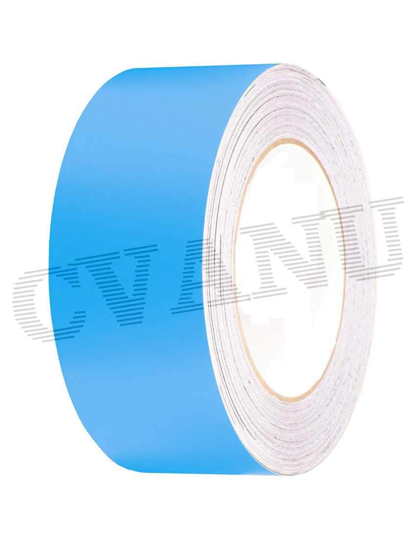CVANU Sky Blue Matt Self- Adhesive Vinyl Tape Roll (Size 2inch X 25Feet)-image-36