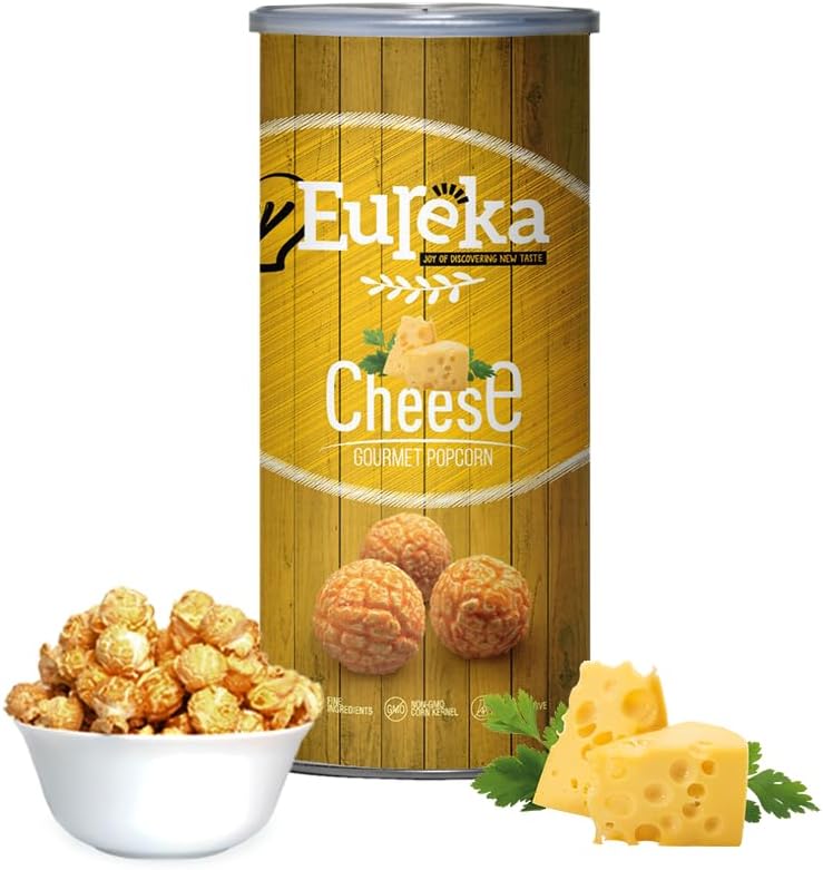 【myEureka Popcorn | マイ ユーレカ】プレミアムグルメポップコーン チーズ 25缶まとめ買い