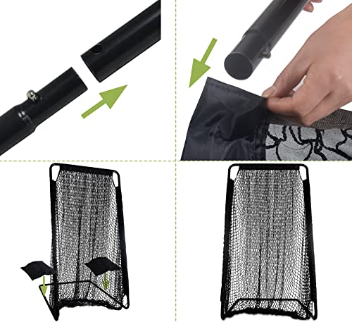 Mini Tang Football Net,Football Kicking Cage,Football Kicking Net,Football Practice Net For Throwing And Passing,Football Quarterback Accuracy Equipment Aids #TOP3