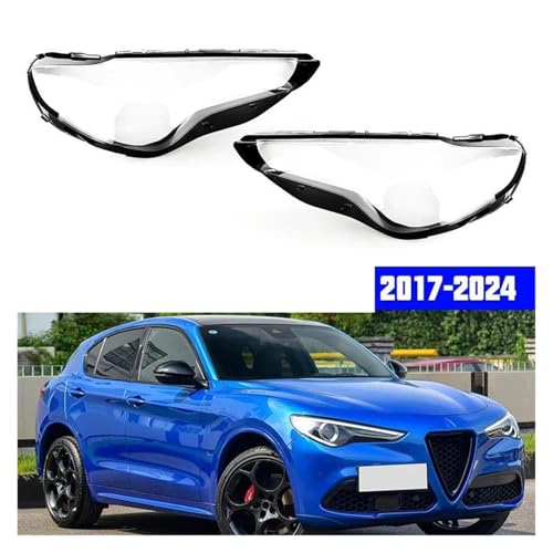 Jeu phares coque gauche transparente Stelvio 2017-2024 feu circulation diurne net - 5