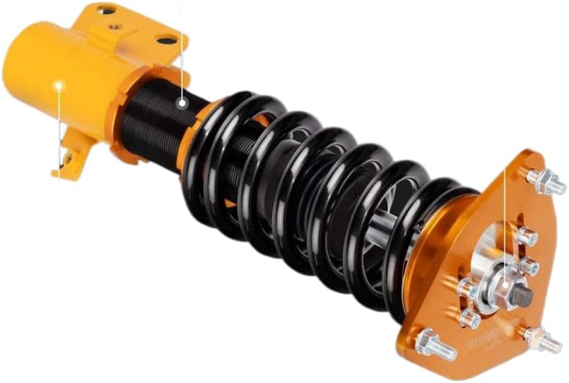 Coilover Struts Kit Twin Tube Compatible With Impreza WRX GDB GDA STI 2002-2007