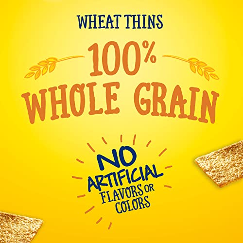 Wheat Thins Big Whole Grain Wheat Crackers, 6 - 8 Ounce Boxes (Pack Of 6) #TOP3