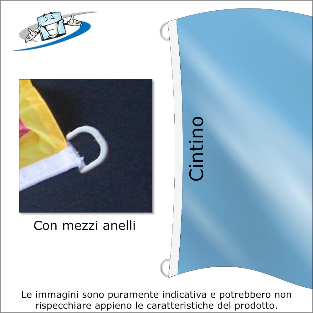 Bandiere rettangolari personalizzate in tessuto nautico pesante155 g/mq o microforato110g/mq orizzontali o verticali in diverse dimensioni - ordine minimo pezzi in base alla dimensione