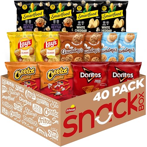 Frito-Lay Ultimate Snacktime Mix with Grandma's and Classic Snacks, 0.6 ounces, (Pack of 40) (Packaging May Vary)