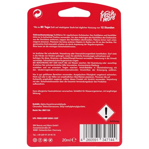 Fresh & More Nachfüller für 3Volution Duftstecker, Red Raspberry, 3x 20ml