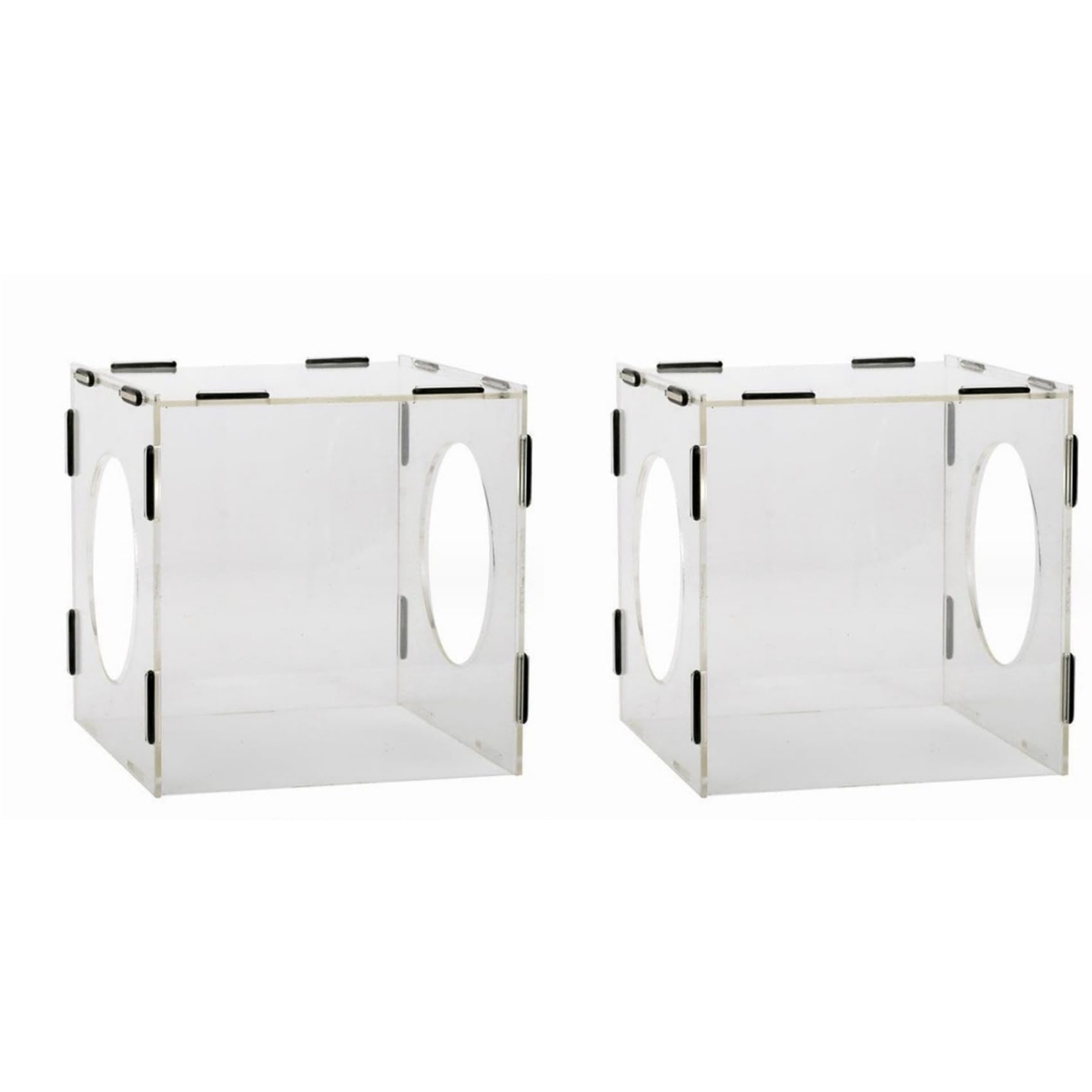 Jnchdghwa As Shown 2X Enclosed Grinding Dust Box Cover Polishing Dust Hood Dustproof Transparent Dust Hood Square