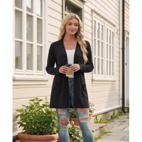 Lepunuo Women’s Casual Long Sleeve Cardigan