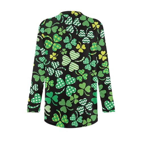 Image of Womens Open Fron Cardigan Sweaters Long Sleeve Oversized Casual Tops Loose Lightweight Daily Coats with Pockets
