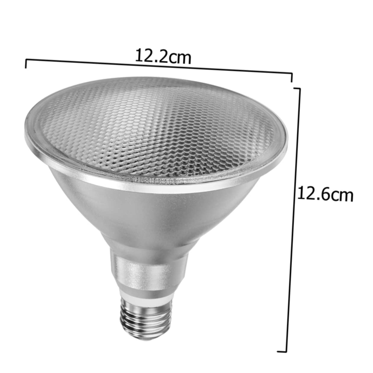 Bombilla De Foco Led Rgbw Par38 20w E27 Con Control Remoto, Iluminación Ajustable Para Bares, Tiendas y Uso Exterior, Pack 1 Unidad, Duración Prolongada