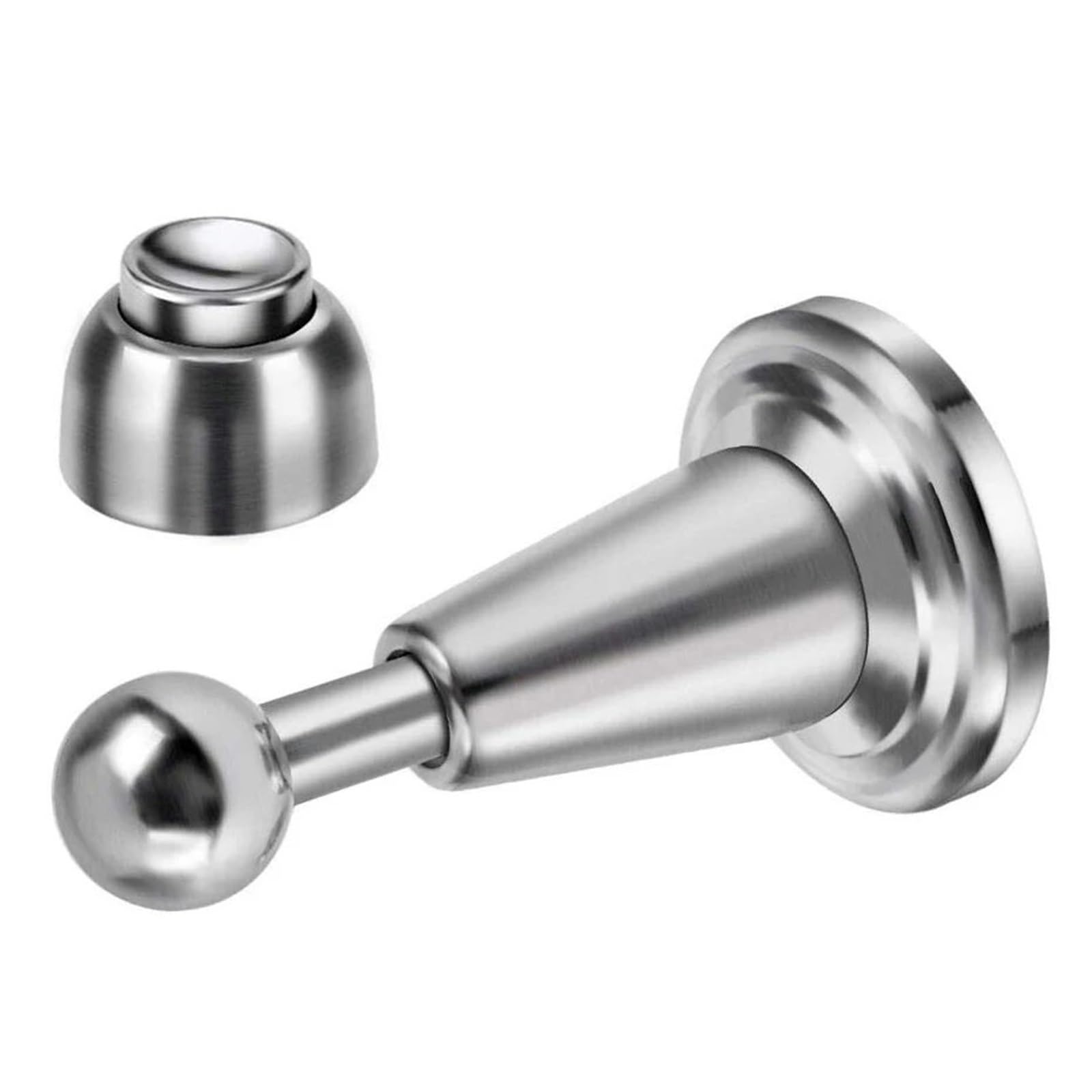 Fjixuo One Color Door Stopper,Magnetic Stop Silent Buffer Suction Stainless Steel Hydraulic For Home, Office