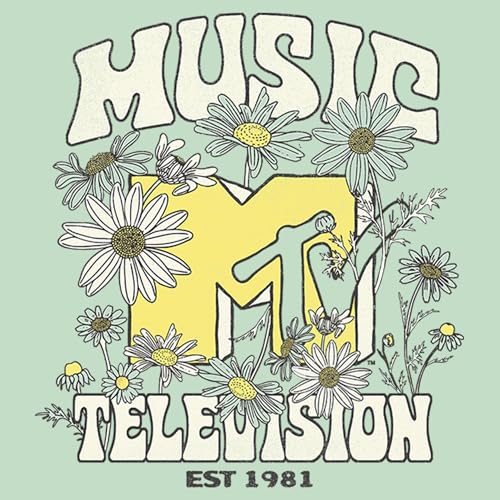 Girl's MTV Retro Wildflower Logo T-Shirt2
