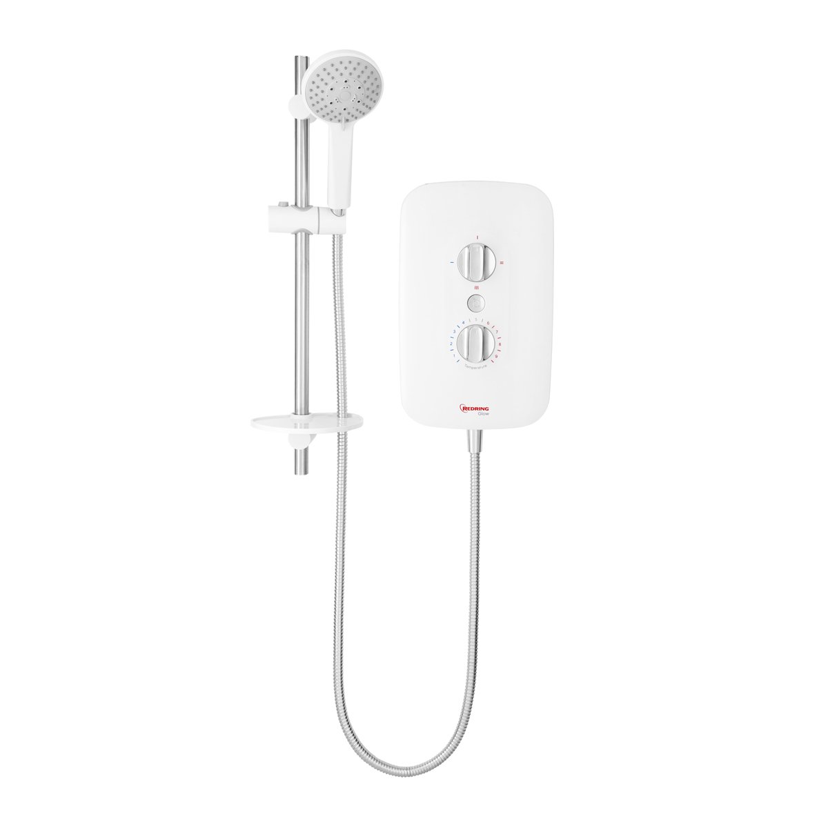 Bathroom Supastore White Rgs8 Glow Shower 8.5Kw,