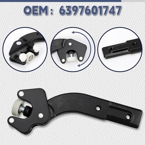 HEBERUCK Schiebetür Rollenführungssatz Rechts für Mercedes-Benz Viano W639 2003-2022, Rollenführung Laufrollen für Schiebetür Rechte Seitentür für Vito/Mixto Van W639 6397601347