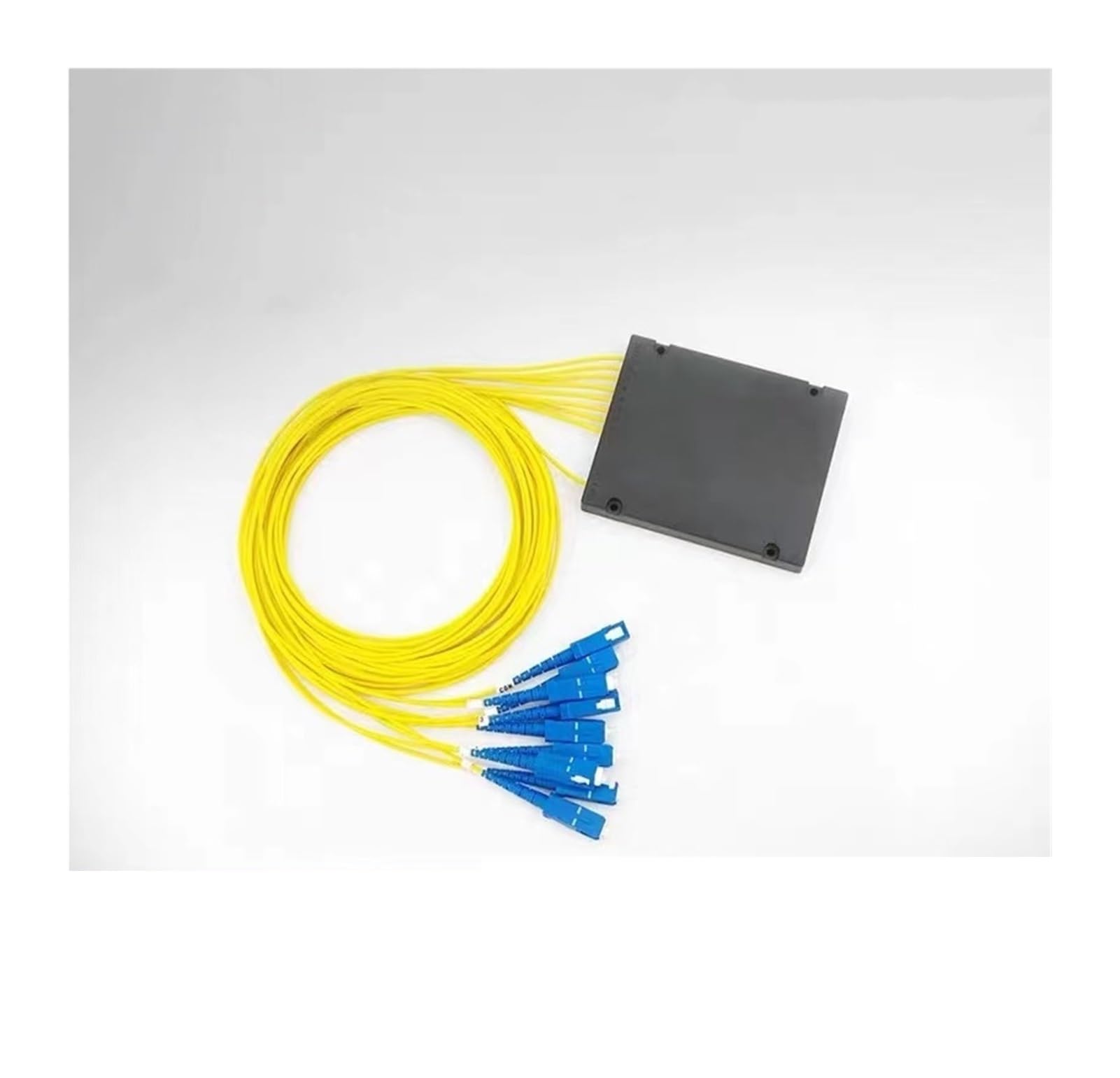 5 pièces 1x8 Module de répartiteur PLC 1:8 Type de boîte séparateur de Fibre Optique FC SC St LC 1.5mtr 1 * 8 coupleur FTTH(LC A)