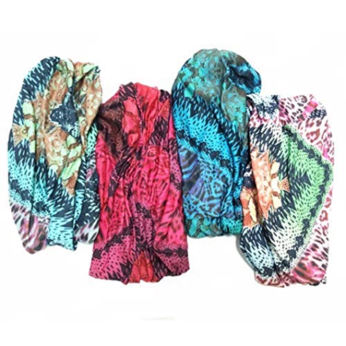 Bamboo Trading Company RHBASST32 Bella Collection Wild Head Wrap, 1 pc