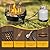 VIVOHOME Portable 58,000 BTU Propane Fire Pit, 24-Inch Smokeless Outdoor Design with Carry Bag, Tank Holder, Ideal for Patio, Backyard, Camping, Tailgating, Deck, RV