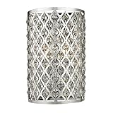 Modern Crystal Wall Sconce with Two Lights