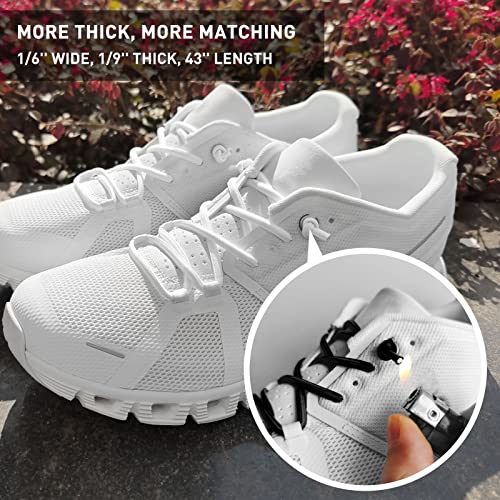 Image of 3 Pairs Elastic No Tie Shoe Laces, Stretch Bungee Laces