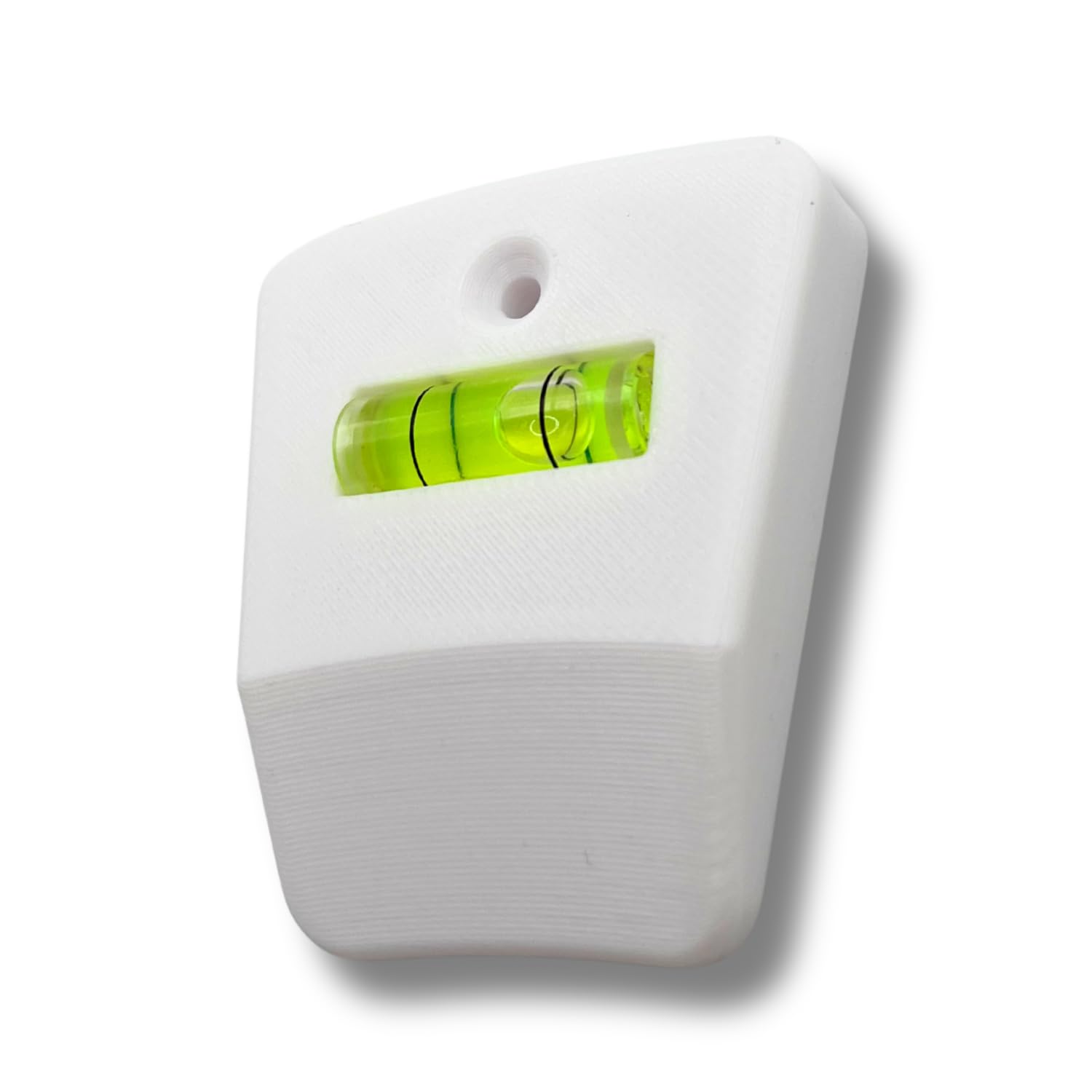 Dartboard Level Tool – Precision Spirit Level for Perfect Dartboard Alignment – Treble Ring Radius Fit – Universal Dart Boards (White)