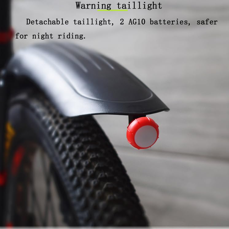 Garde-boue Réglable Vélo VTT 20-26 Pouces - Pour Cannondale Trail Neo 3 2024 - Avant Et Arrière, Rouge - Installation Facile - 5