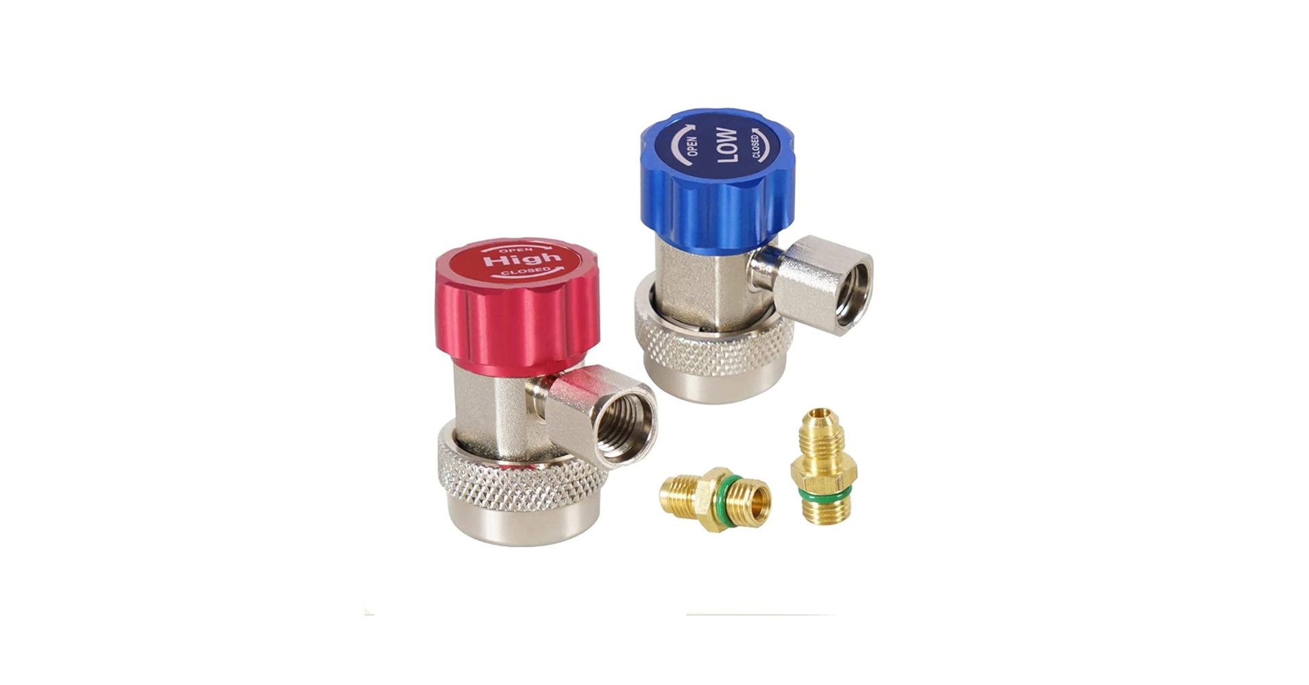 カーエアコン4本セット400g Amazon | (SoraBrace) 車用 R1234yf クイック カプラー 冷媒 AC