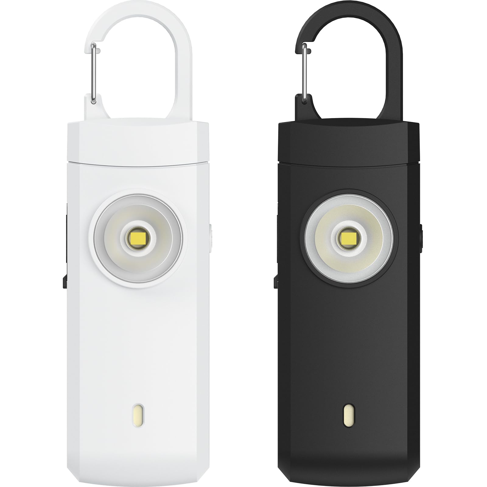 Allarme personale ricaricabile per donne - Portachiavi di sicurezza per donne, grill, studenti, jogging, lavoratori notturni, anziani, bambini, ricarica USB di tipo C, avviso di batteria