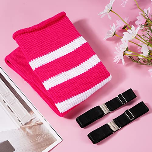 Image of LOUSGUTA Plus Size Thigh High Socks for Thick Thighs- Extra Long Womens Cable Knitted Over Knee High Leg Warmer