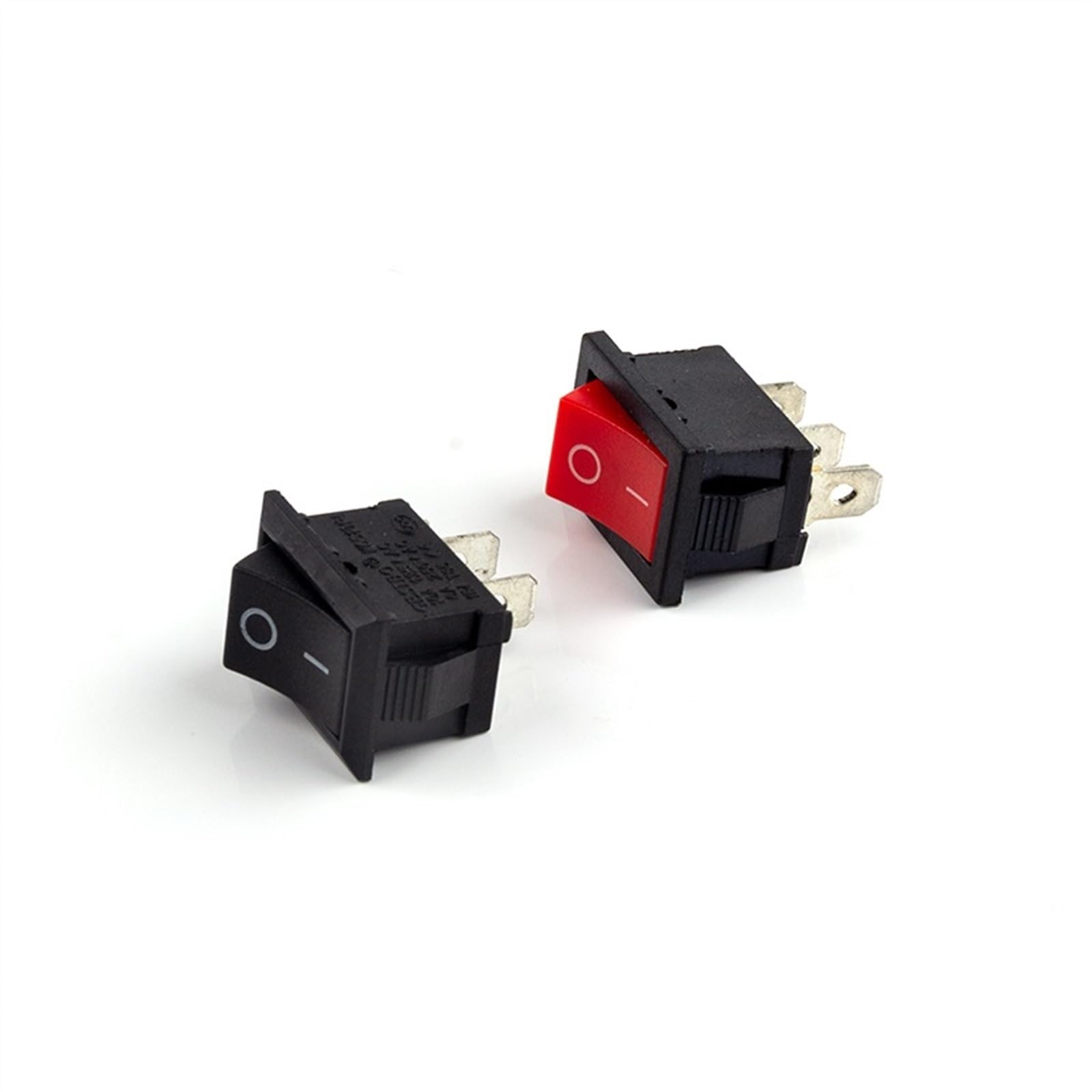Wippschalter 5 Stück KCD1 Wippschalter Druckknopf Minischalter 6A-10A 250V KCD1-101 2Pin 3Pin Snap-In Ein/Aus 21 * 15MM Schwarz Rot Weiß elektronischer Schalter (Color : Rb-2d2p Wippschalter 5 Stück KCD1 Wippschalter Druckknopf Minischalter 6A-10A 250V KCD1-101 2Pin 3Pin Snap-In Ein/Aus 21 * 15MM Schwarz Rot Weiß elektronischer Schalter (Color : Rb-2d2p