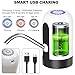 Water Bottle Pump 5 Gallon Electric Drinking Water Pump Portable Water Dispenser USB Charging Water Bottle Pump Water Bottle for Universal 2-5 Gallon Bottle