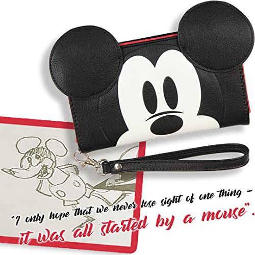 Disney Mickey Mouse Ears 90 Years True Original 3D Cell Phone Wristlet Wallet4