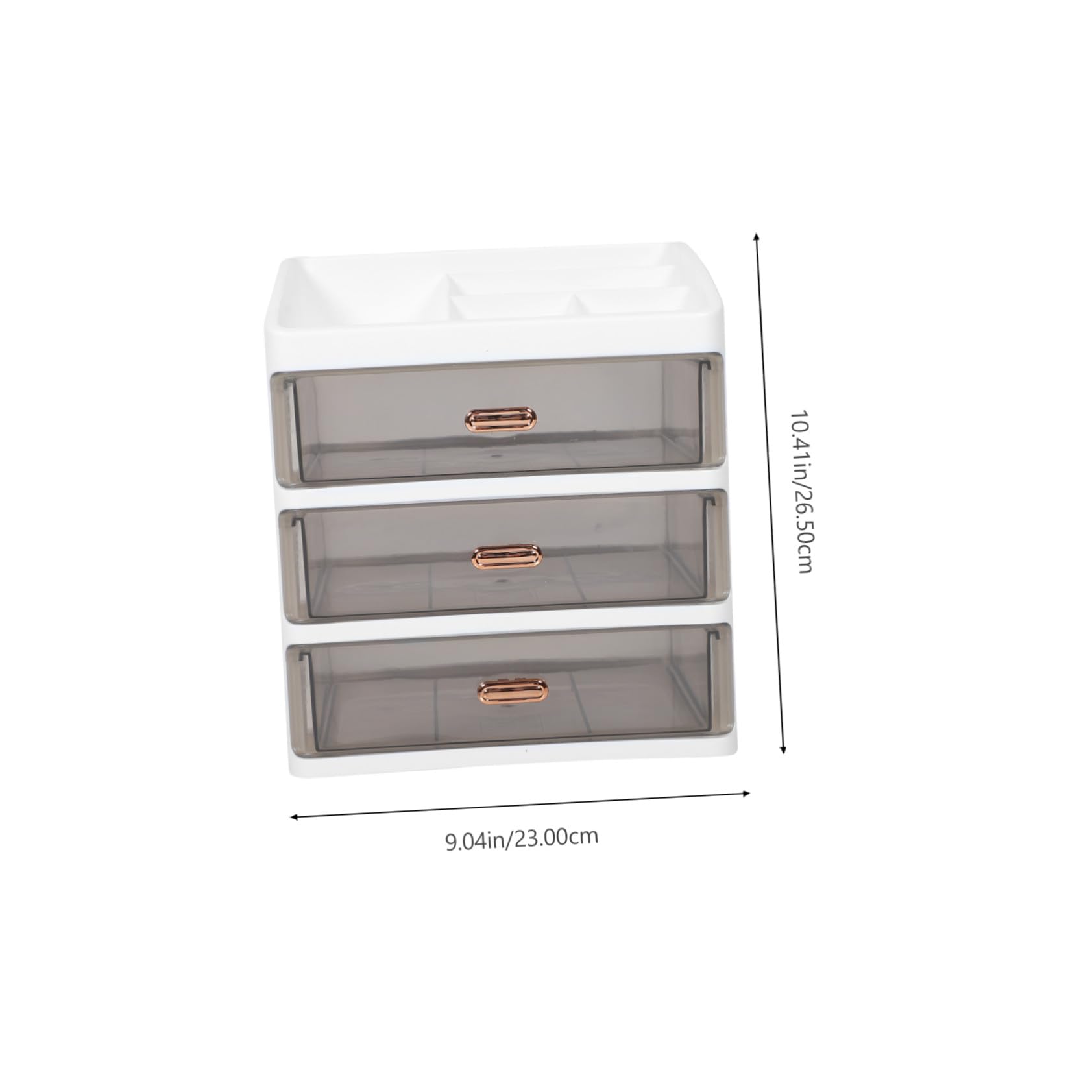 KOMBIUDA Kosmetikorganiser mit Aufbewahrungsschubladen Make-up-organizer aus Robustem Kosmetikaufbewahrungsbox für Schlafzimmer und Arbeitszimmer