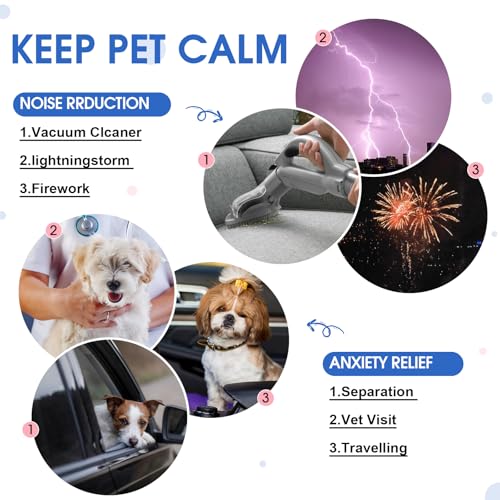 Image of Large Adjustable Anxiety Shirt for Medium Dogs,Lightweight Fireworks Calming Hoodie Wraps Neck,Anxiety Relief for Separation,Sound,Breathable Soft for All-Seasons(Rose)