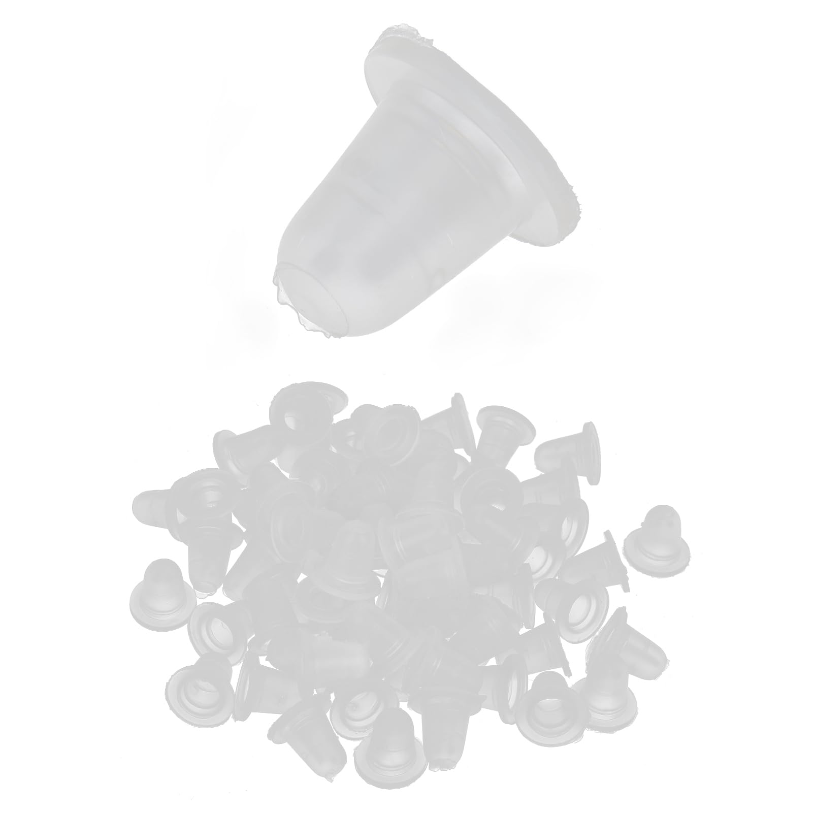 Disposable Tattoo Ink Cups - 100PCS Silicone Disposable Tattoo Ink Cups for Tattoo Permanent Makeup Container Cap Tattoo Accessory,Tattoo Ink,Tattoo Supplies,Tattoo Kits(Small Soft Silicone Mug)