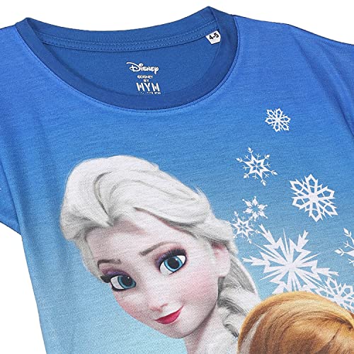 Image of Frozen by Wear Your Mind Women's Cotton Short Knee Length Night Dress