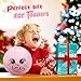VangeBow Silent Indoor Soccer Balls for Toddlers 1-3, Inflatable Soft Plush Baby Toddler Soccer Ball Toys Gifts for 1 2 3 4 5 Year Old Boy Girl First Birthday Gift (Pink Elephant, Pump Include)