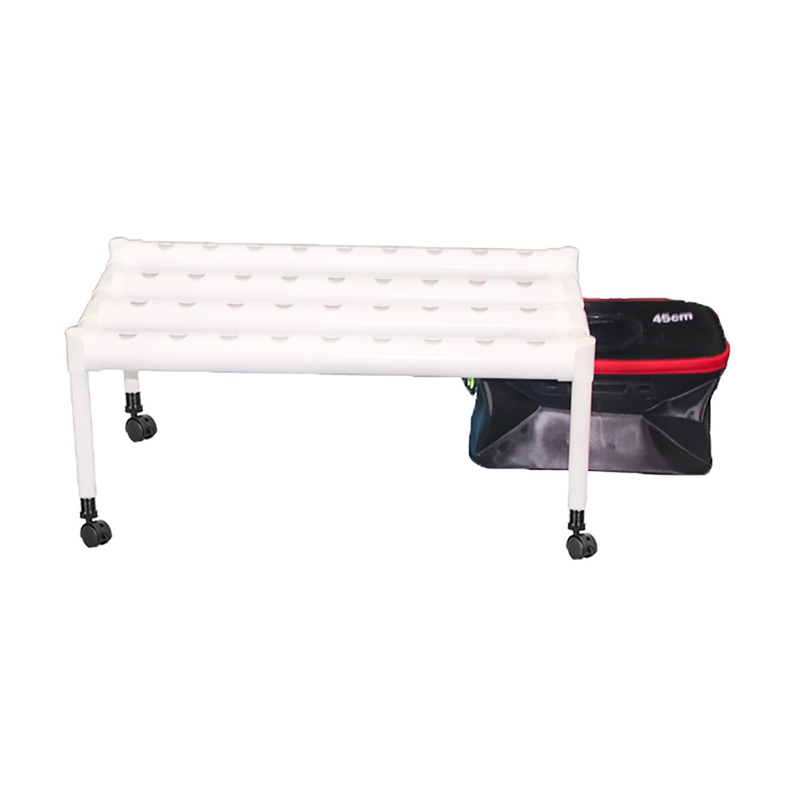 VoOqo Hydroponics Growing System, PVC Pipe, Single-Layer, 36 Holes, Hydroponic, with 30L Folding Water Tank, Hydroponic Plants, for Leafy Vegetables Lettuce Herb Celery