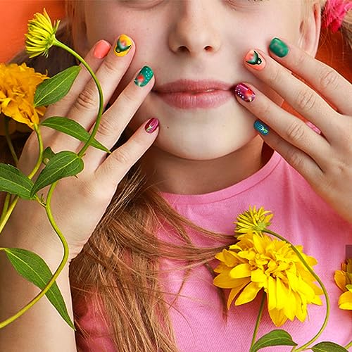 Simyron 3 Fogli Adesivi per Unghie Autoadesivi