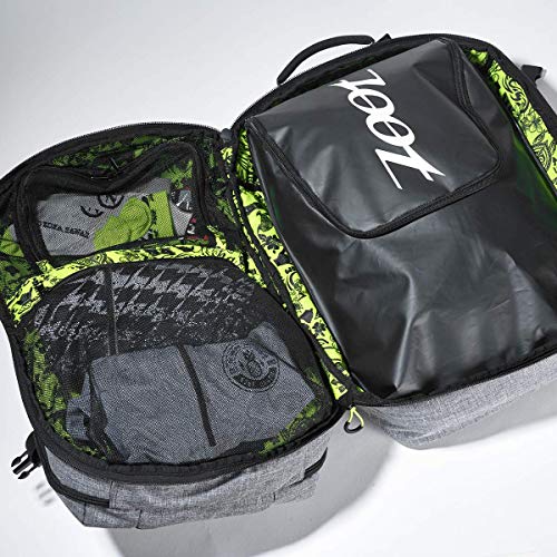 Zoot Ultra Tri Bag – Triathlon Transition Bag With Storage Compartments, Durable And Lightweight Backpack For Gym, Race Day, And Training, Grey #TOP3