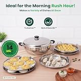 The Indus Valley Stainless Steel Multi Kadai 5 Plates — view 7
