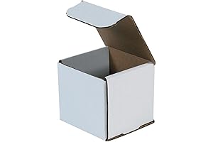 3 x 3 x 3 White Corrugated Cardboard Mailing Boxes: Your Shipping Solution