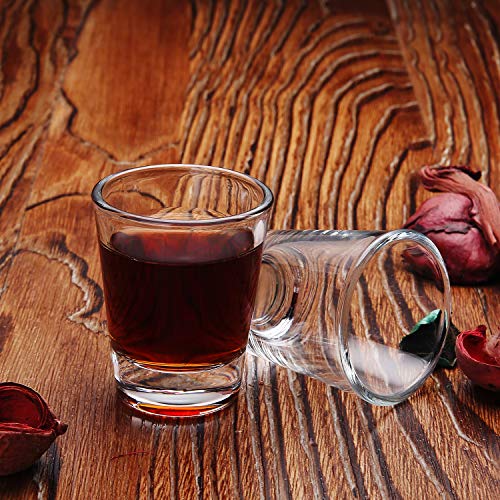 Bcnmviku 1.5 Oz Shot Glasses Sets With Heavy Base, Clear Shot Glass (4 Pack) #TOP5