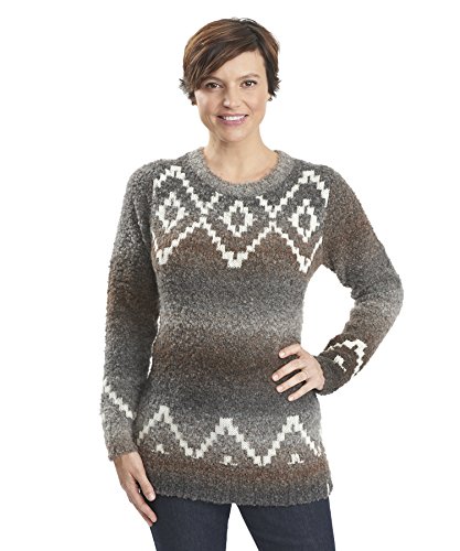Woolrich Women's Roundtrip Fair Isle Boucle Crew Sweater