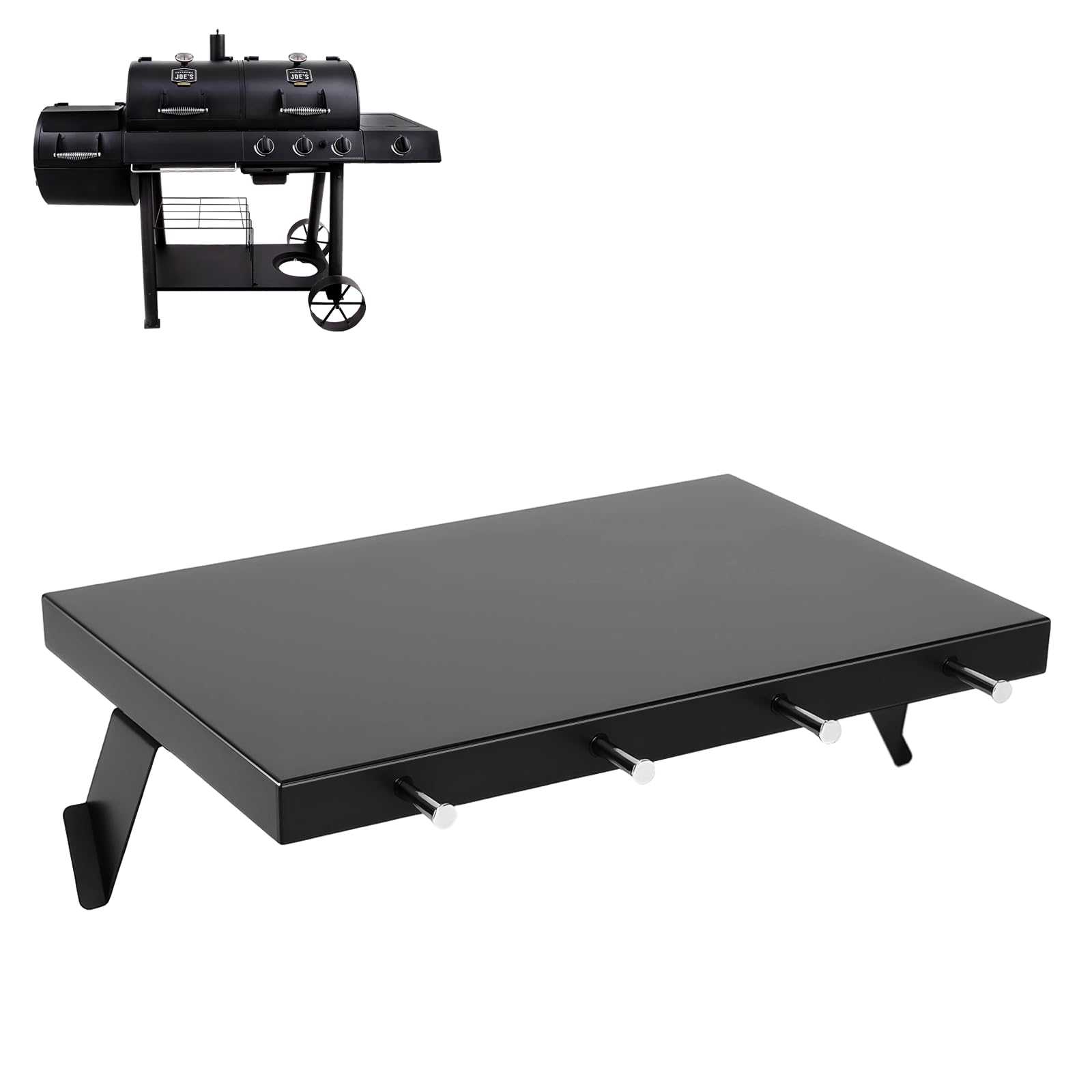Utheer Front Shelf for Oklahoma Joe's Longhorn Combo Grill, BBQ Prep Table