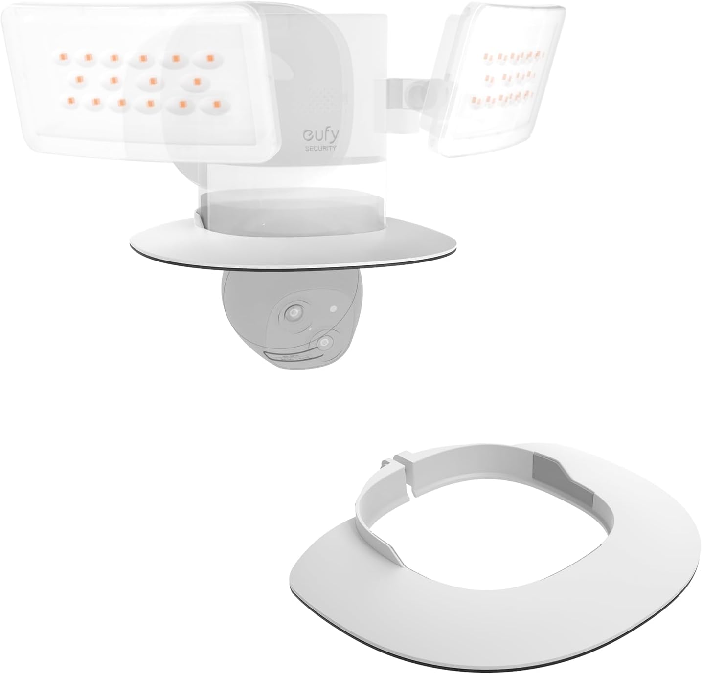 Rain Cover for eufy Floodlight Camera E340 (White)