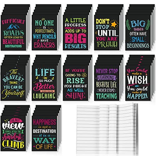 Bloc-notes de motivation format poche pour le bureau le voyage et les notes de bureau