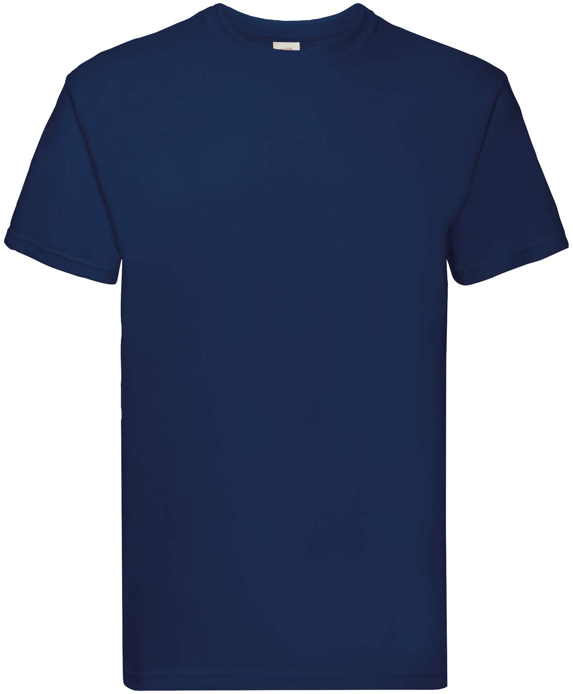 Fruit of the Loom Super Premium Short Sleeve Crew Neck T-Shirt Navy 2XL