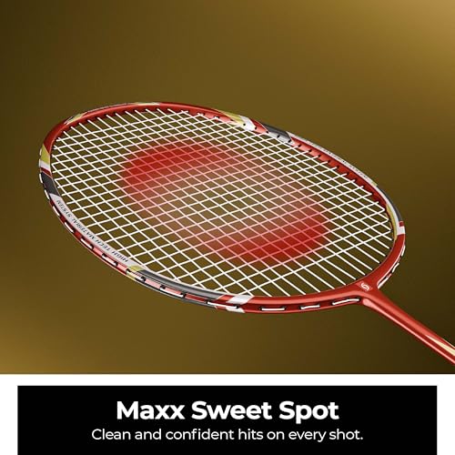 Image of Lifelong Full Carbon Badminton Racket for Men & Women| 82g Lightweight Badminton Racket for Beginner & Intermediate Players | 30 lbs Tension, Carbon Shaft | Racket Cover Included