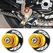 2pcs 6MM M6 X1.5 Motorcycle Swing arm Sliders Spools CNC Swing Arm Stand Screw for Yamaha YZF R1 R3 R6 R25 R1000 (Gold)